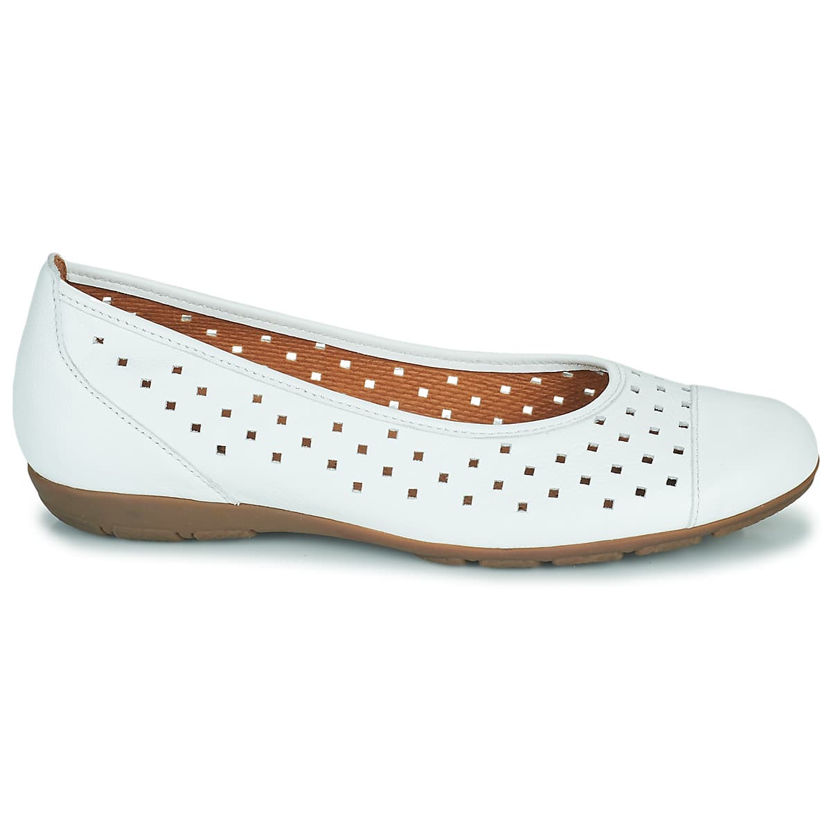 Women's Ballet Flats Gabor White