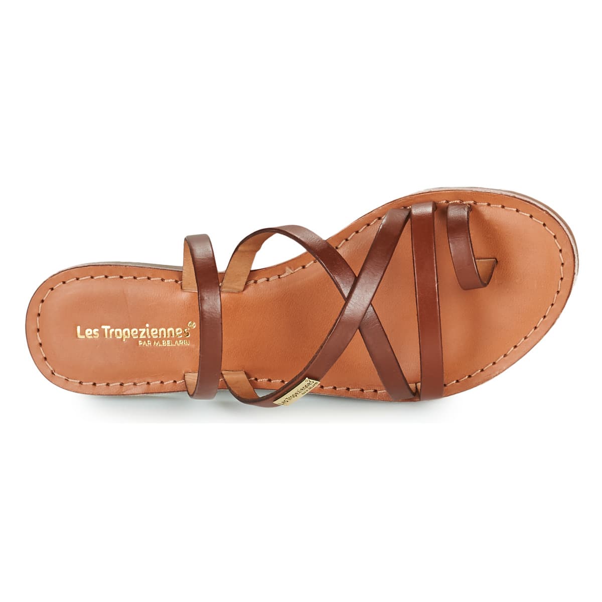 Women's Flip Flops Les Tropeziennes par M.Belarbi Brown