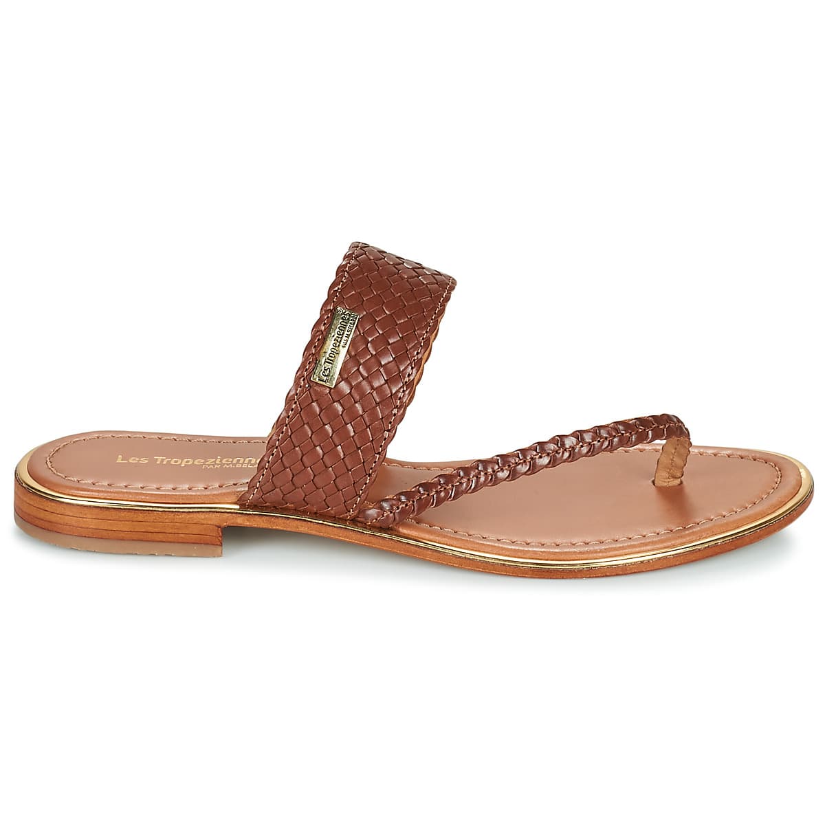 Women's Flip Flops Les Tropeziennes par M.Belarbi Brown