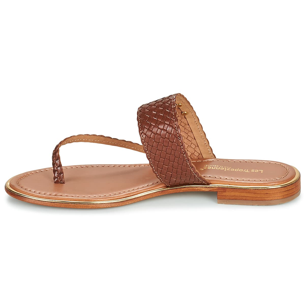 Women's Flip Flops Les Tropeziennes par M.Belarbi Brown