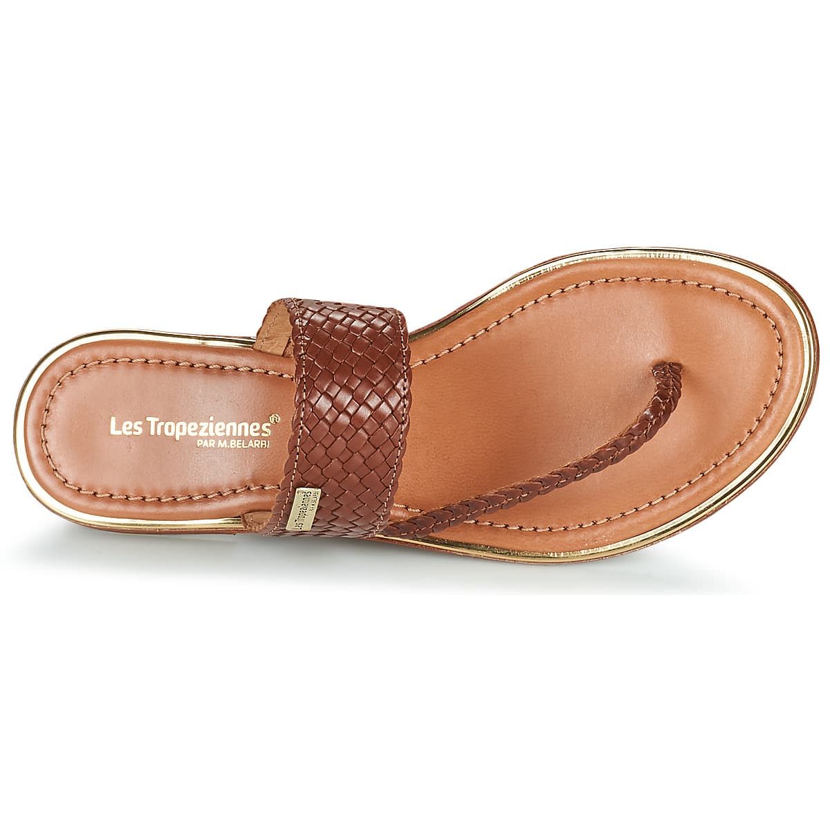 Women's Flip Flops Les Tropeziennes par M.Belarbi Brown