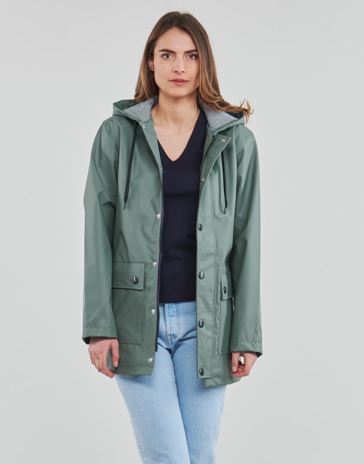 Women's Parkas Petit Bateau Khaki