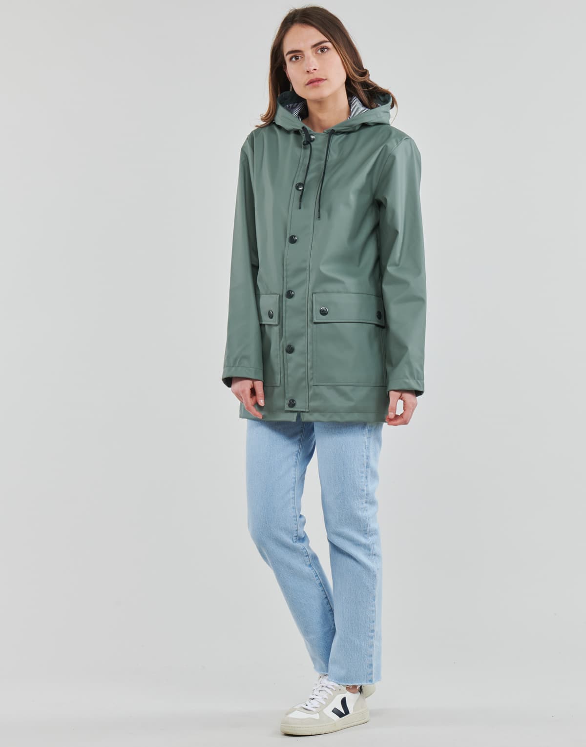 Women's Parkas Petit Bateau Khaki