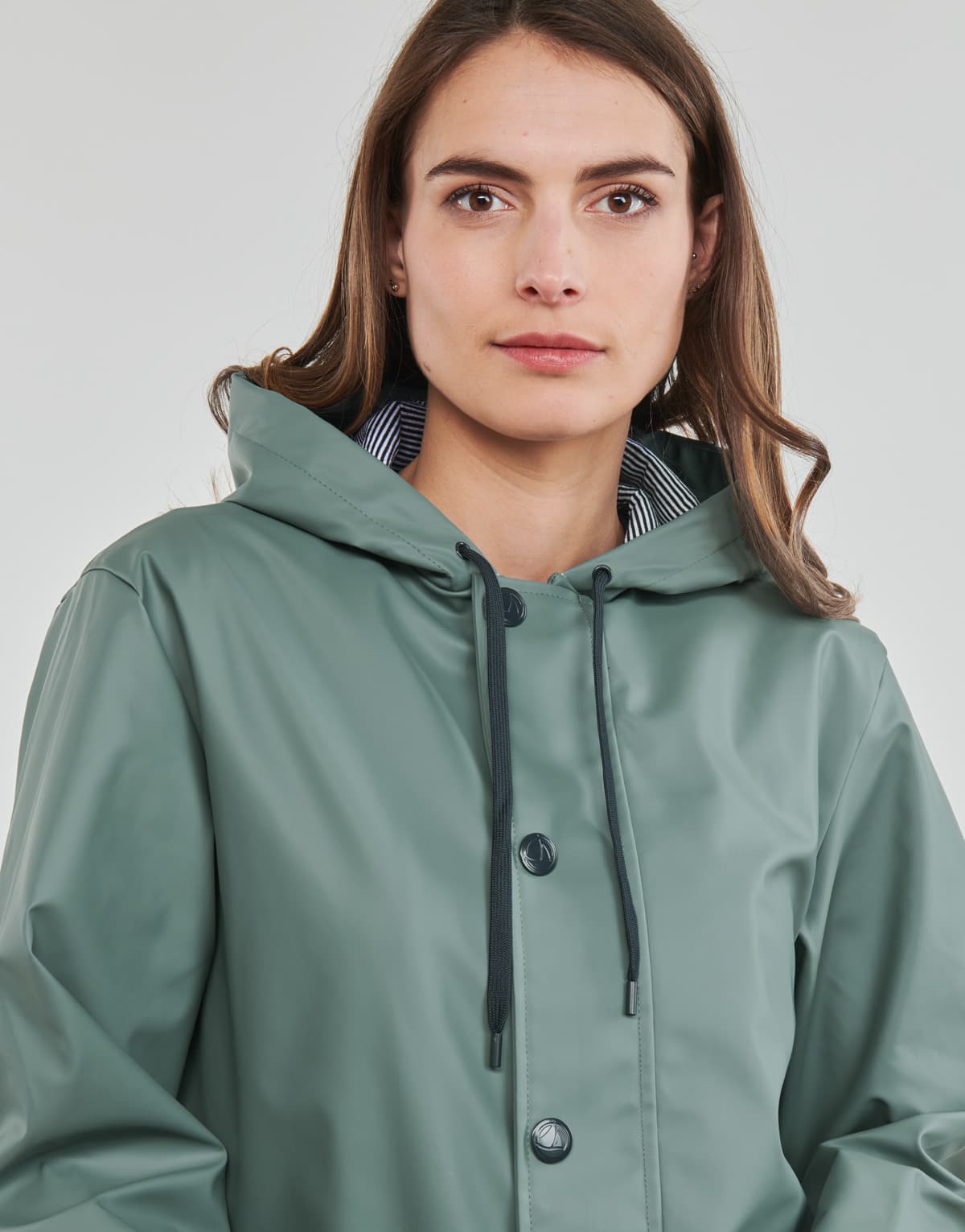 Women's Parkas Petit Bateau Khaki