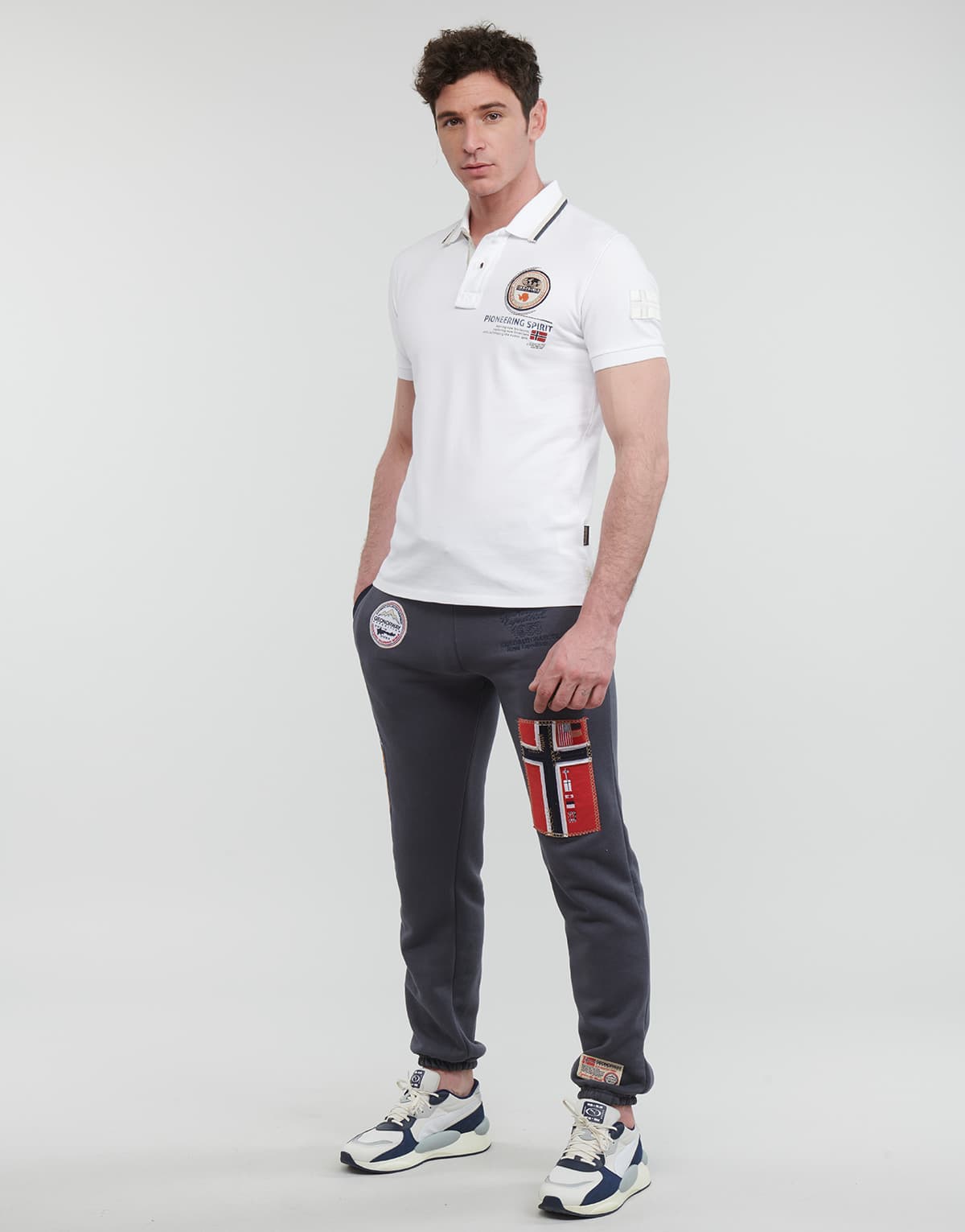 Men's Polo Shirts Napapijri White