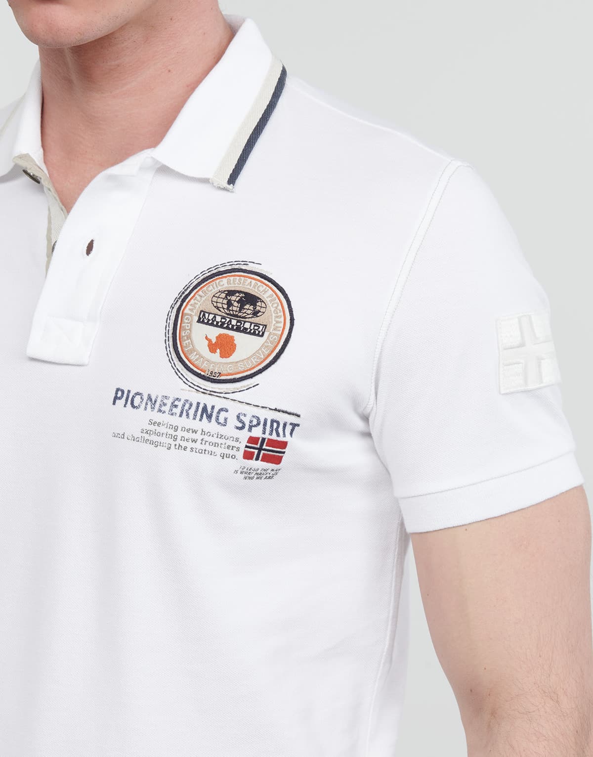 Men's Polo Shirts Napapijri White