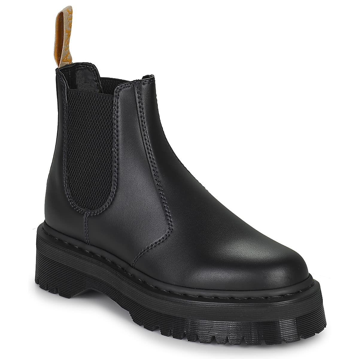 Μπότες Dr. Martens Vegan 2976 Quad Black Felix Rub Off