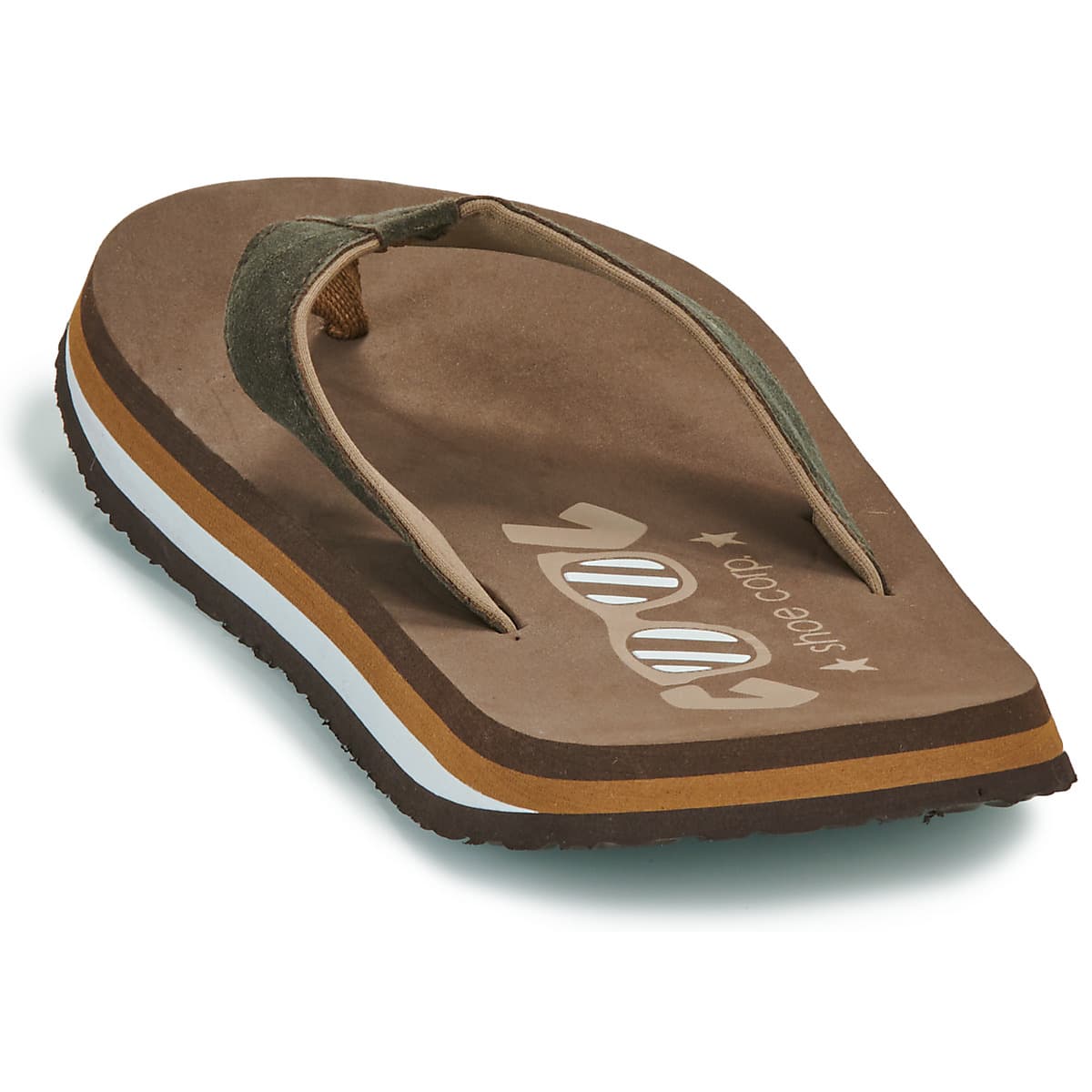 Men's Flip Flops Cool shoe Brown