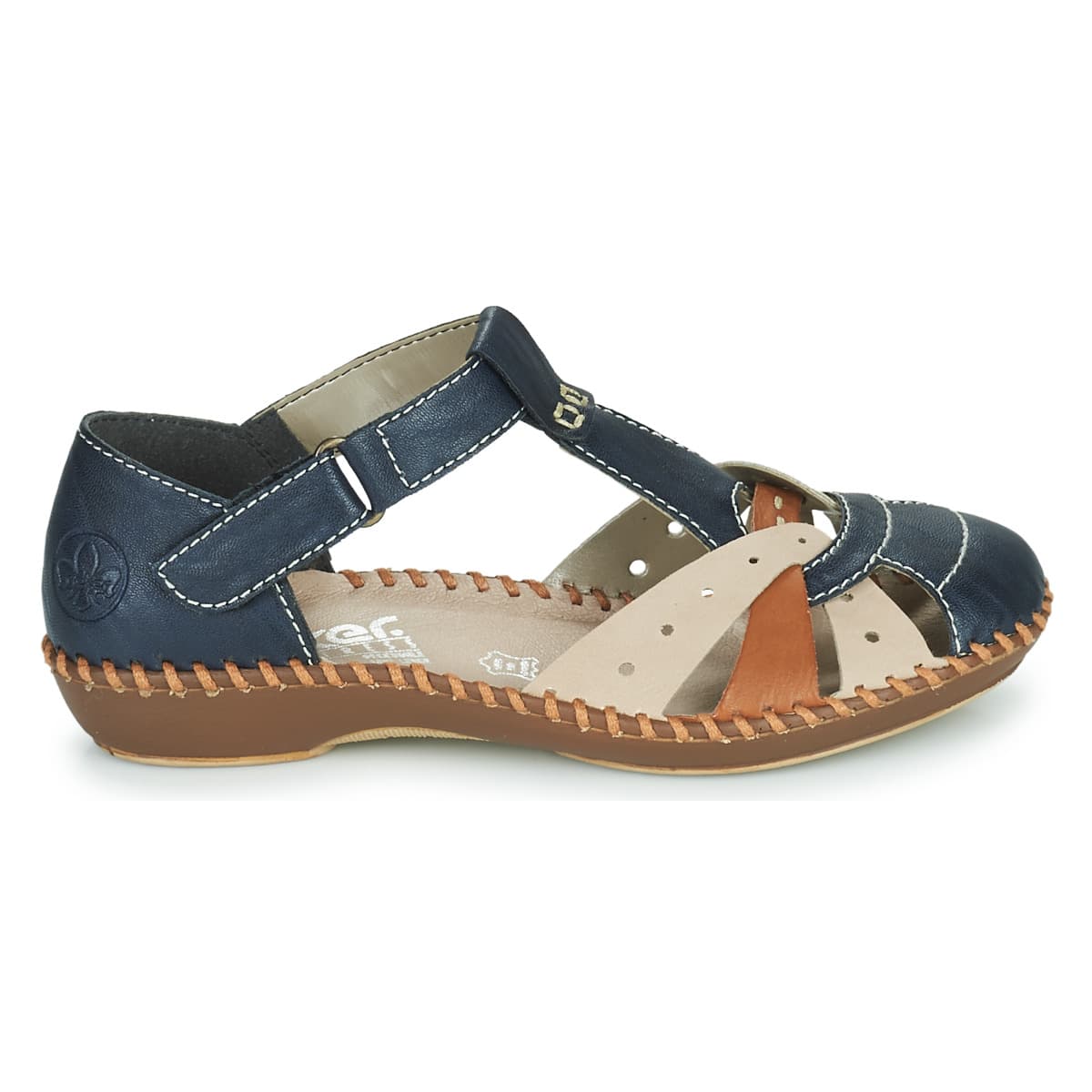 Women's Ballet Flats Rieker Blue