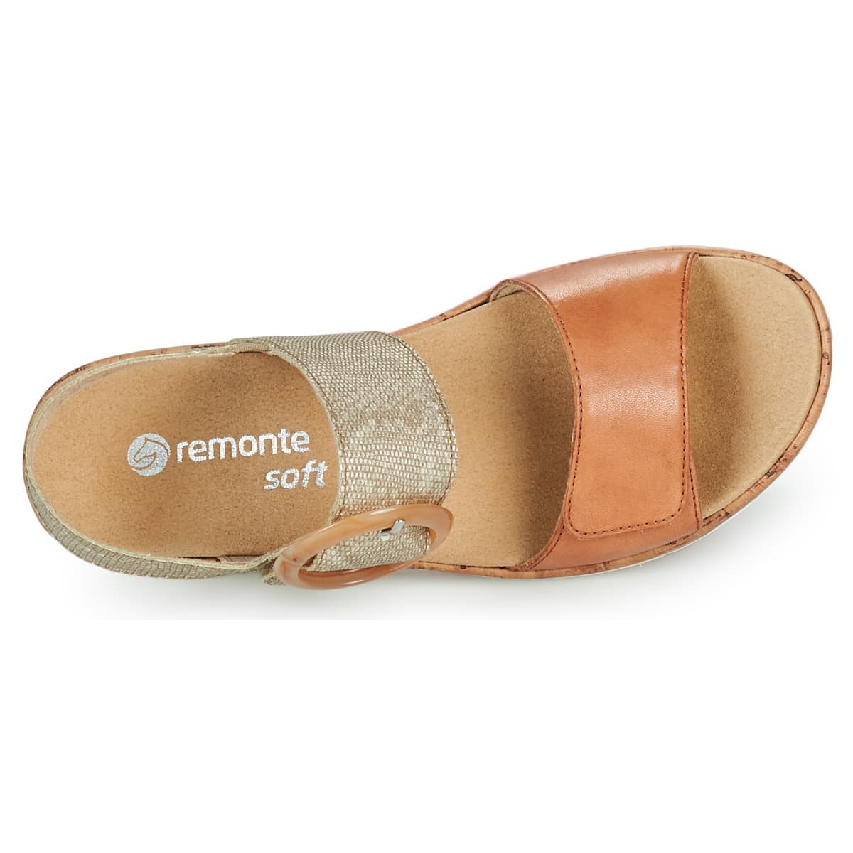 Women's Platforms Remonte Brown