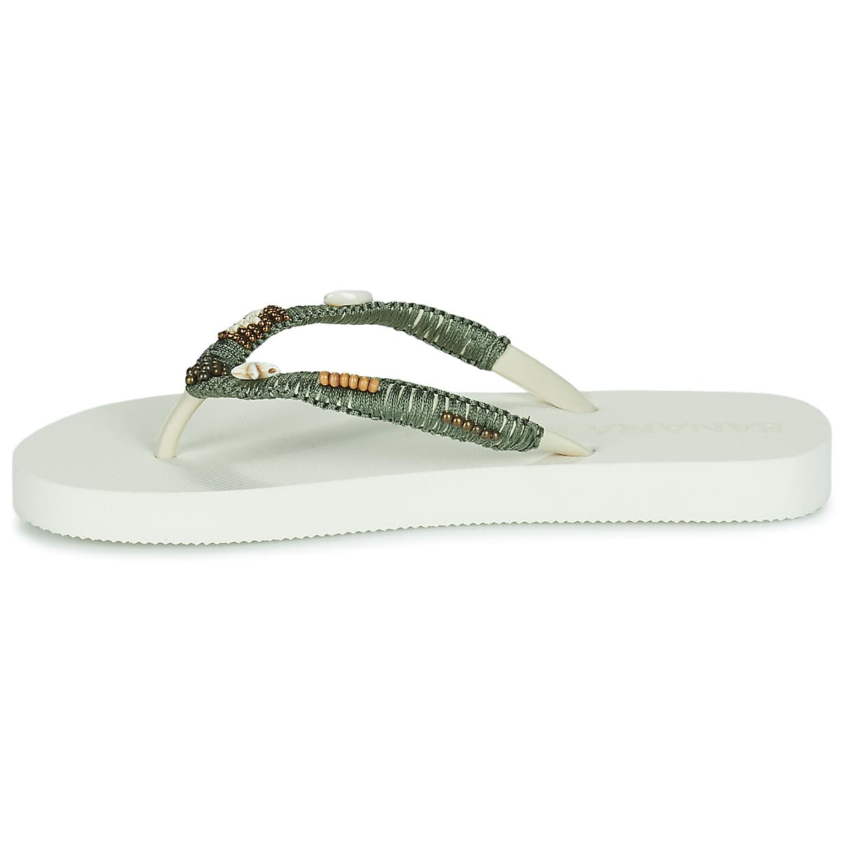 Women's Flip Flops Banana Moon White
