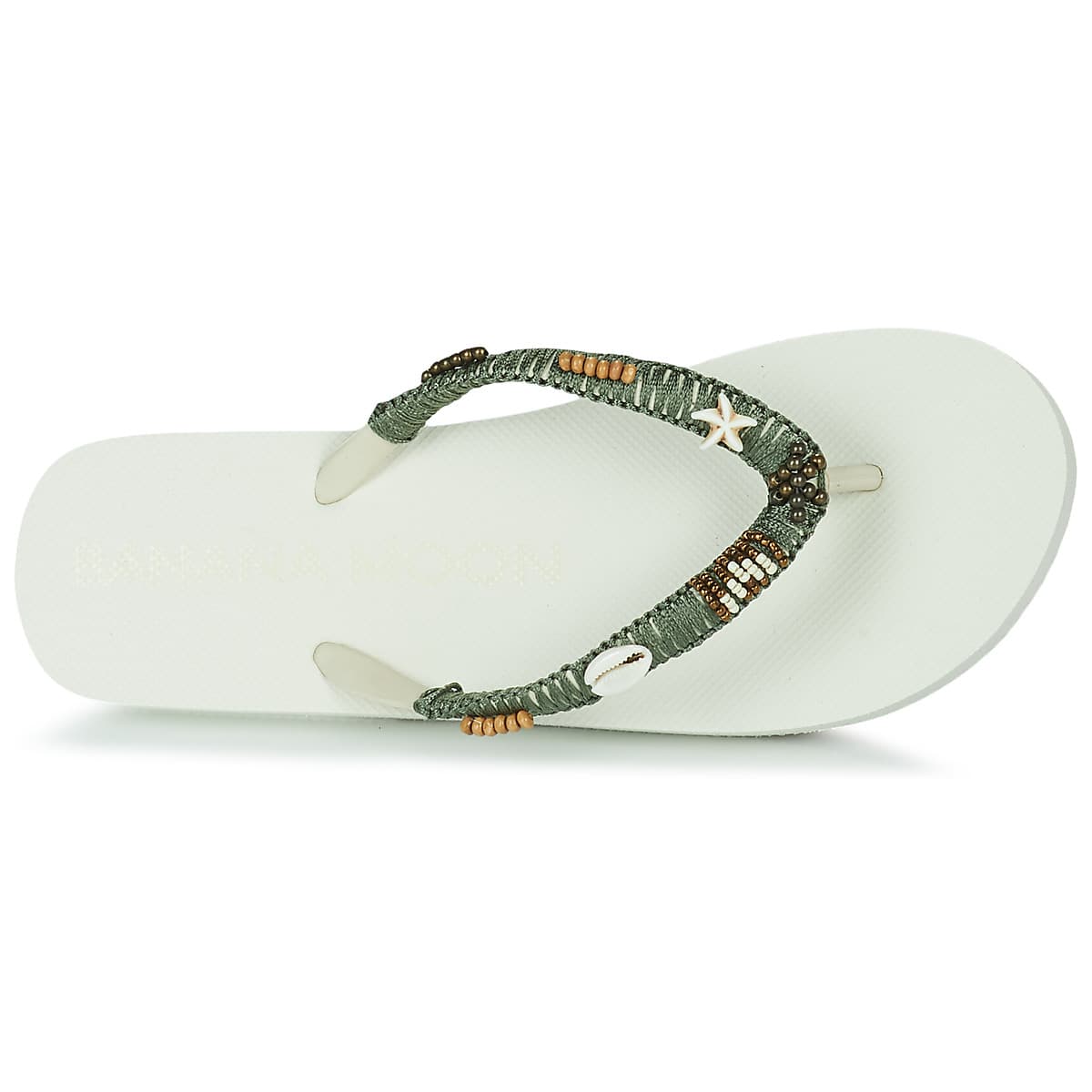 Women's Flip Flops Banana Moon White