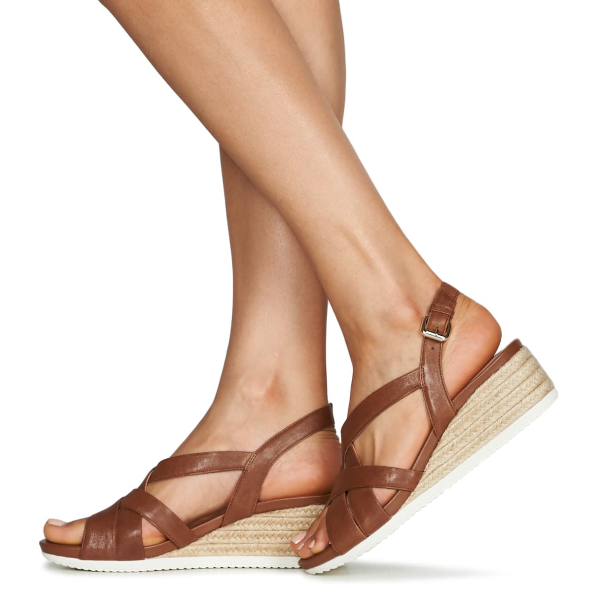 Women's Platforms Geox Brown