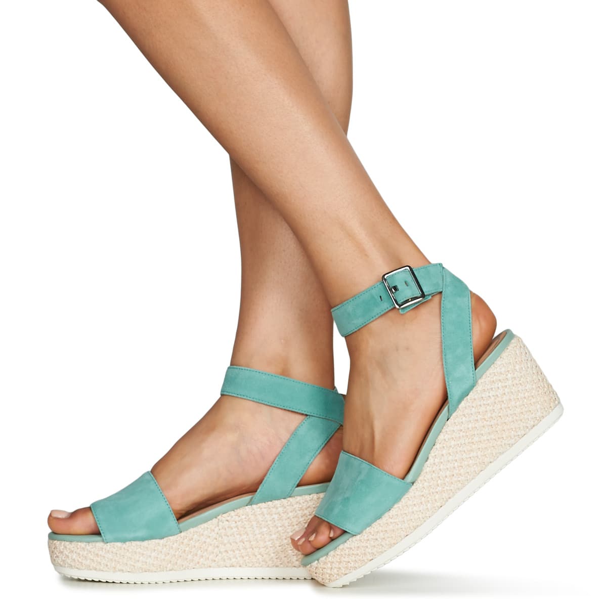 Women's Platforms Geox Green
