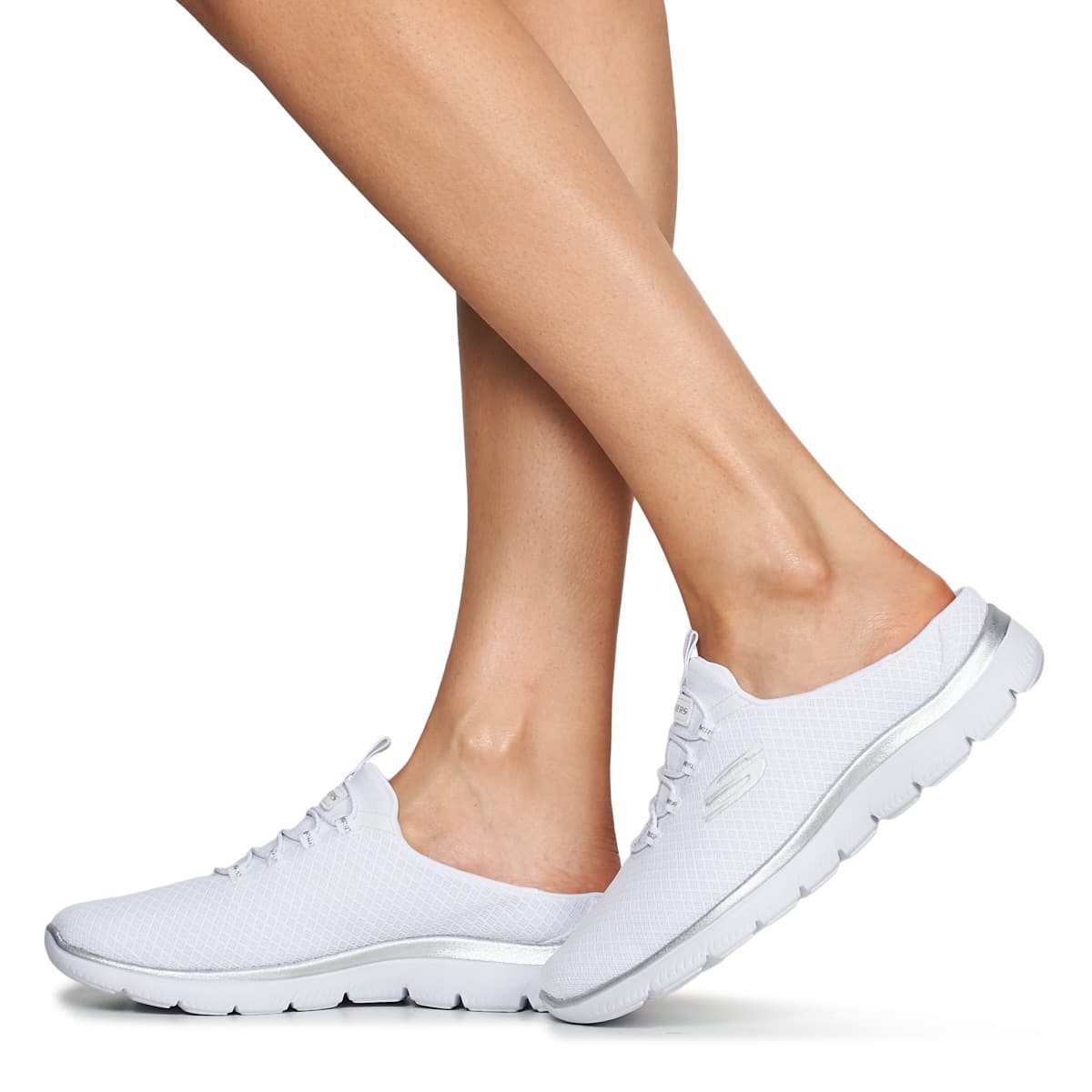 Women's Mules Skechers White