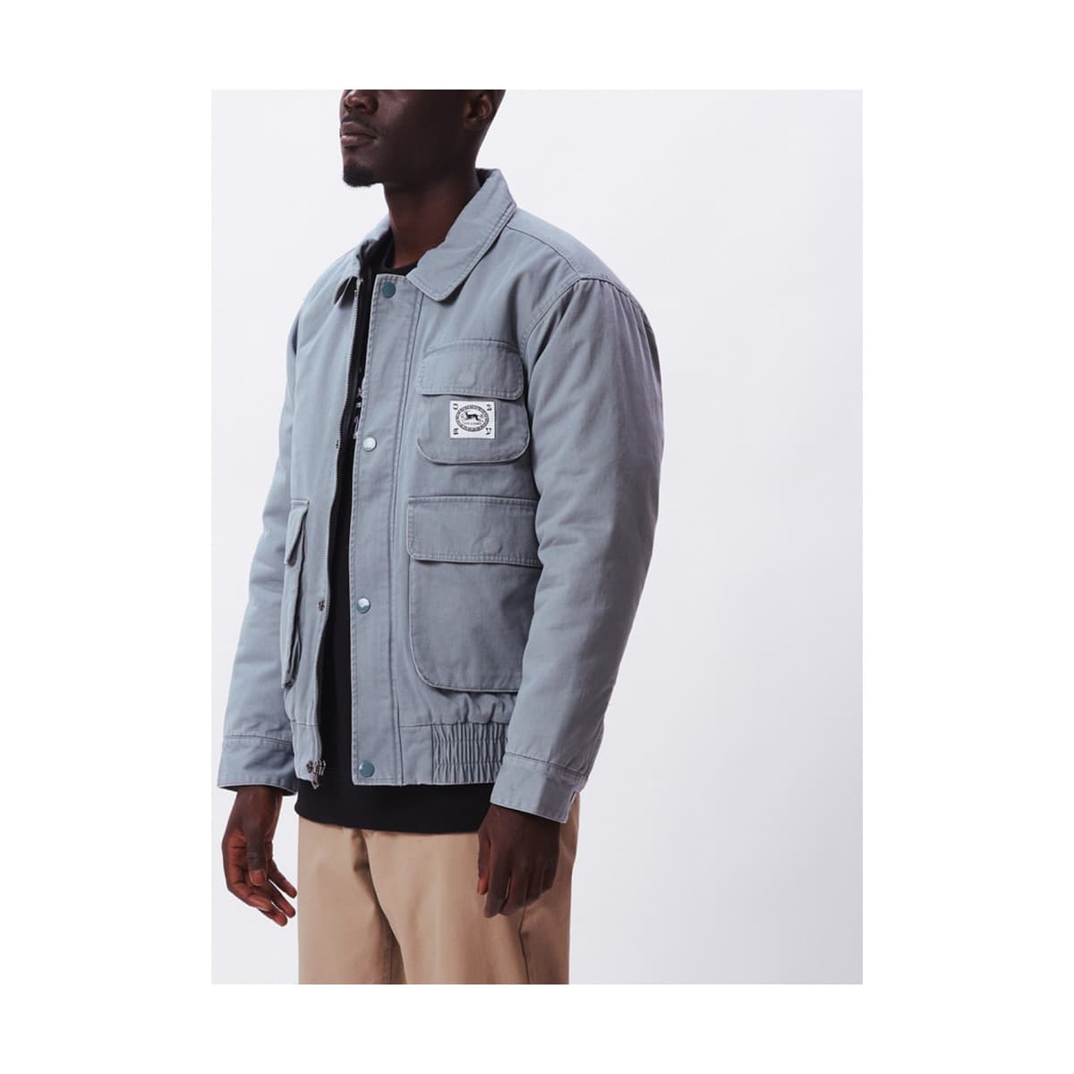 Men's Blazers Obey Gray