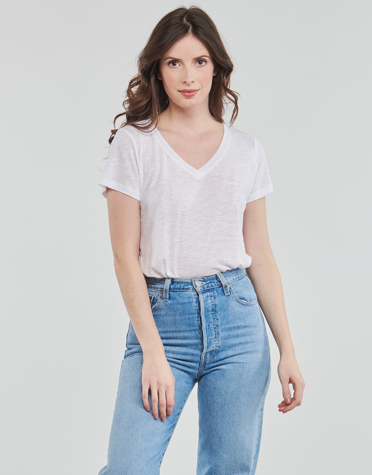 Women's T-Shirts Lee White