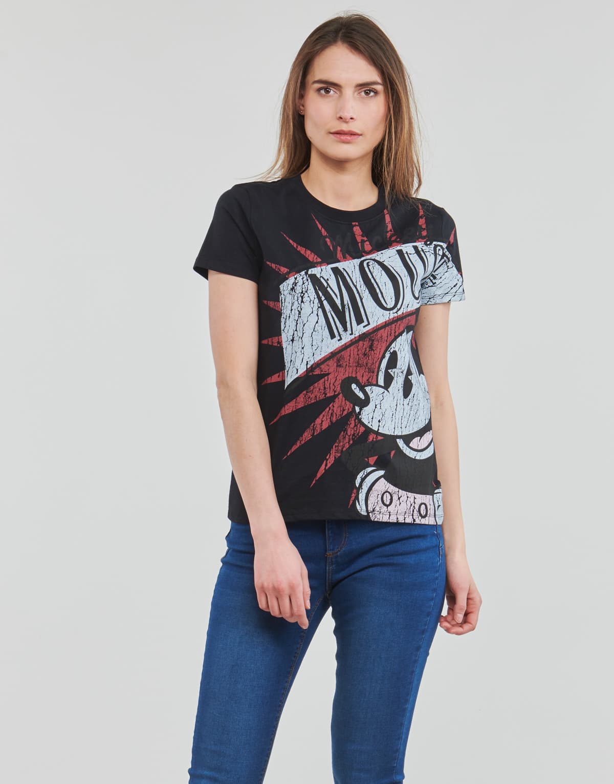 Women's T-Shirts Desigual Black