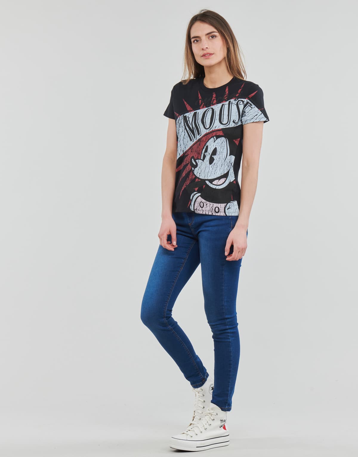 Women's T-Shirts Desigual Black