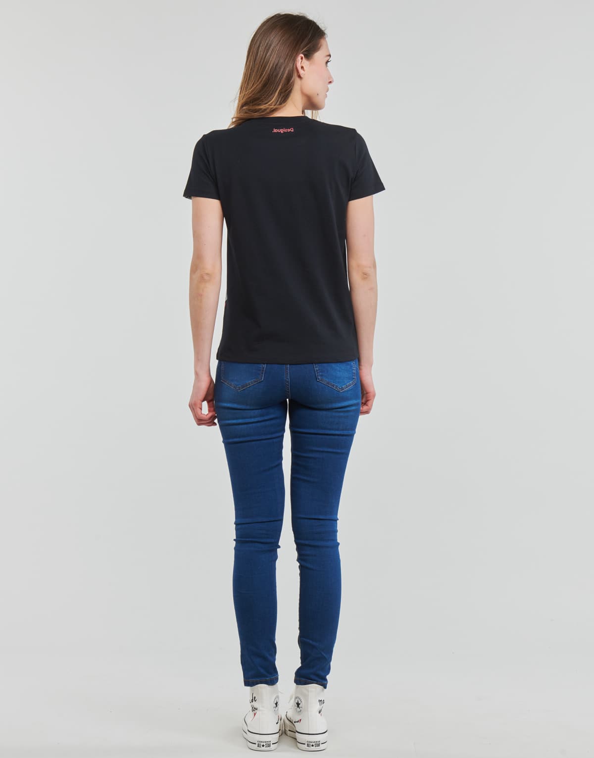 Women's T-Shirts Desigual Black