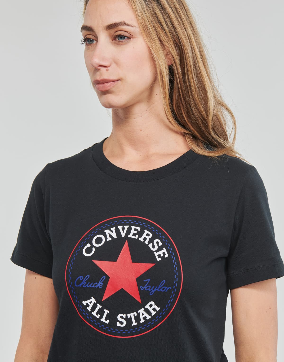 Women's T-Shirts Converse Black