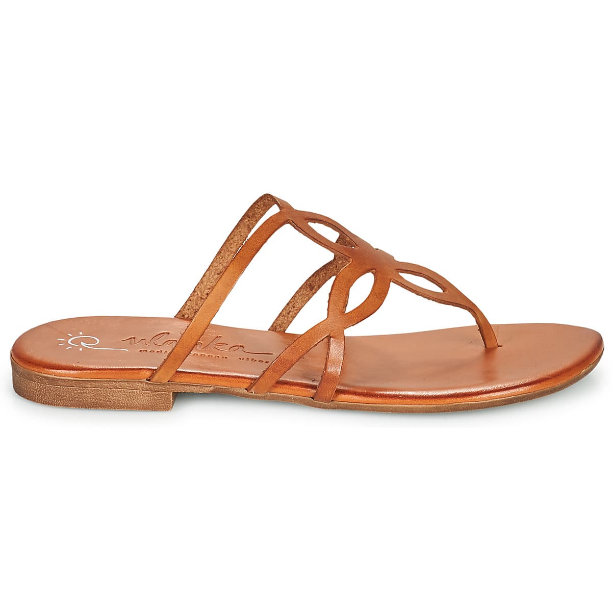 Women's Flip Flops Ulanka Brown
