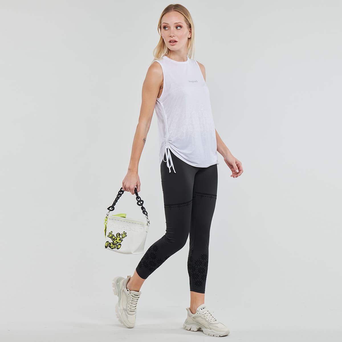 Women's Shoulder Bags Desigual Beige