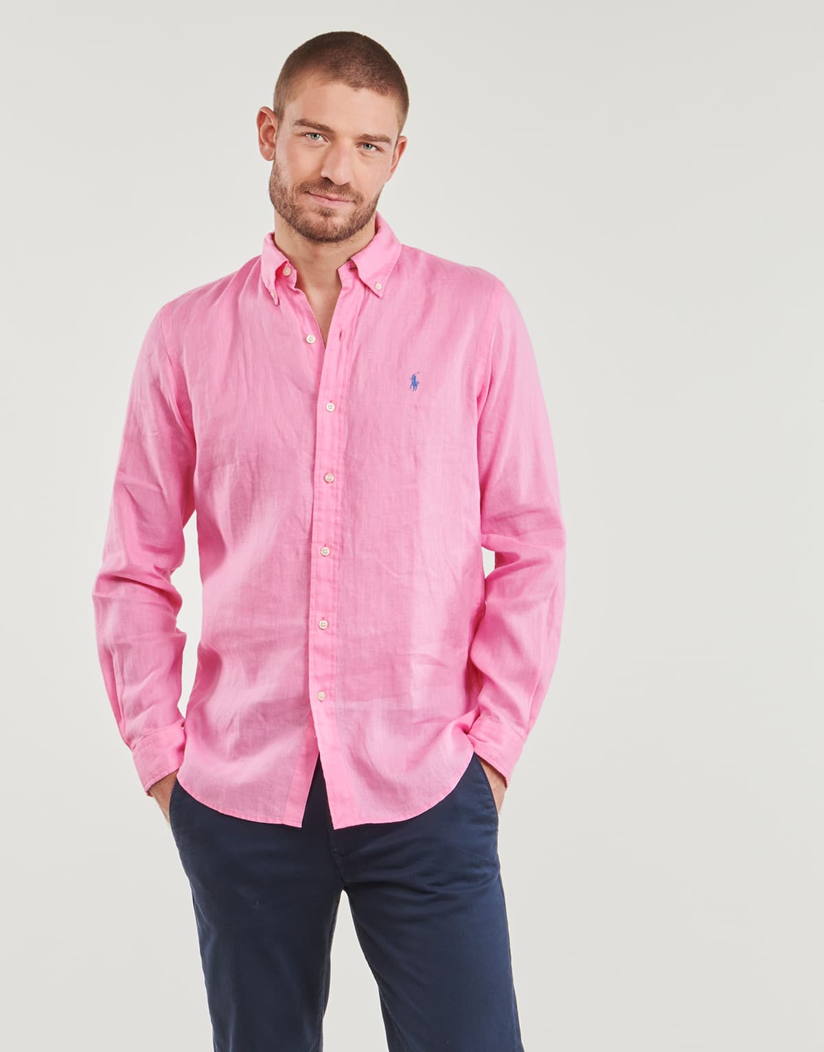 Men's Shirts Polo Ralph Lauren Pink