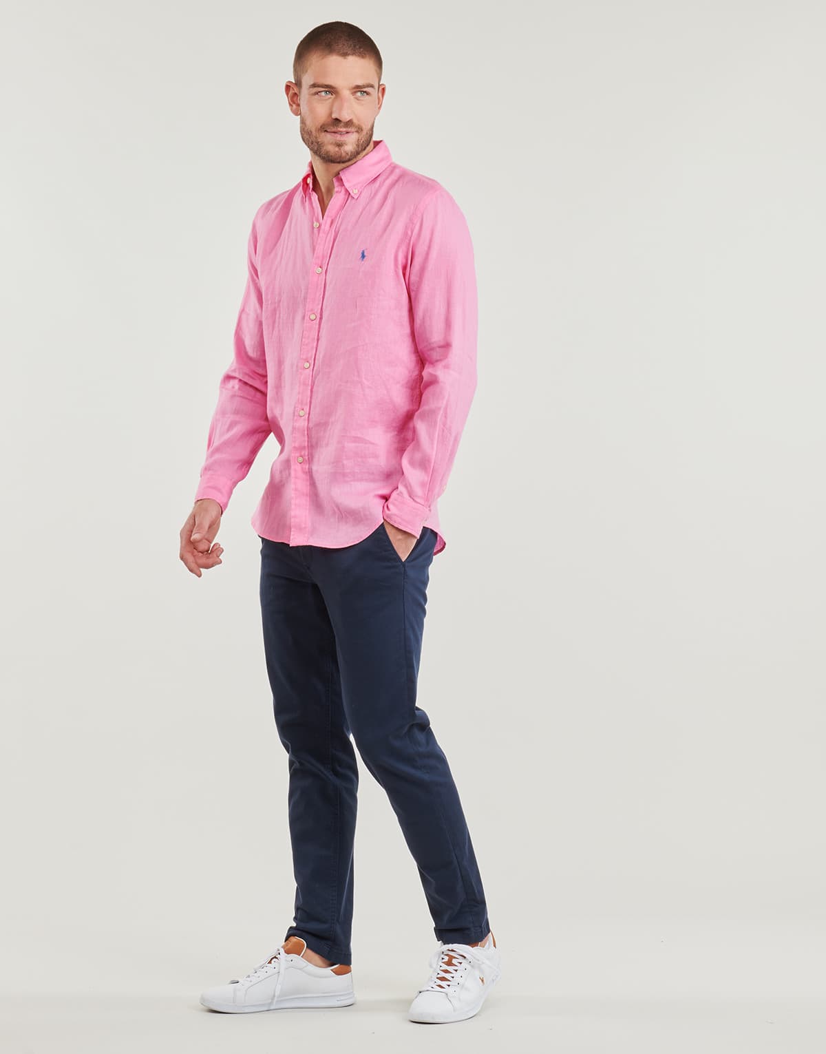 Men's Shirts Polo Ralph Lauren Pink