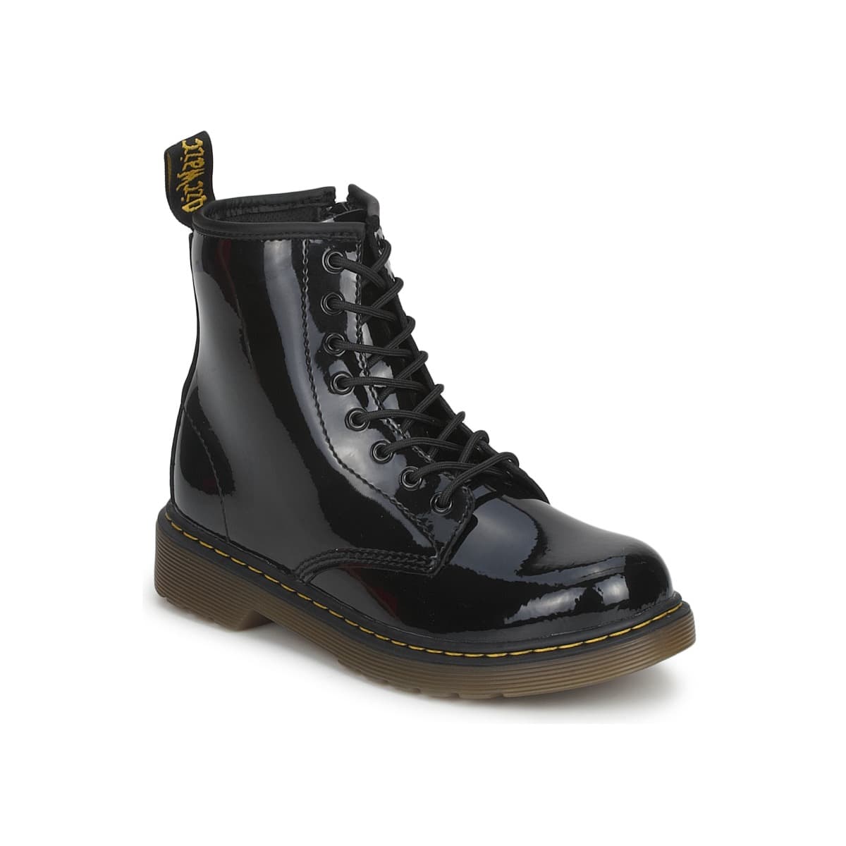Μπότες Dr. Martens JR BLACK PATENT LAMPER