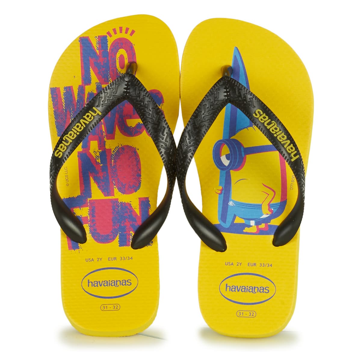 Boys' Flip Flops Havaianas Yellow