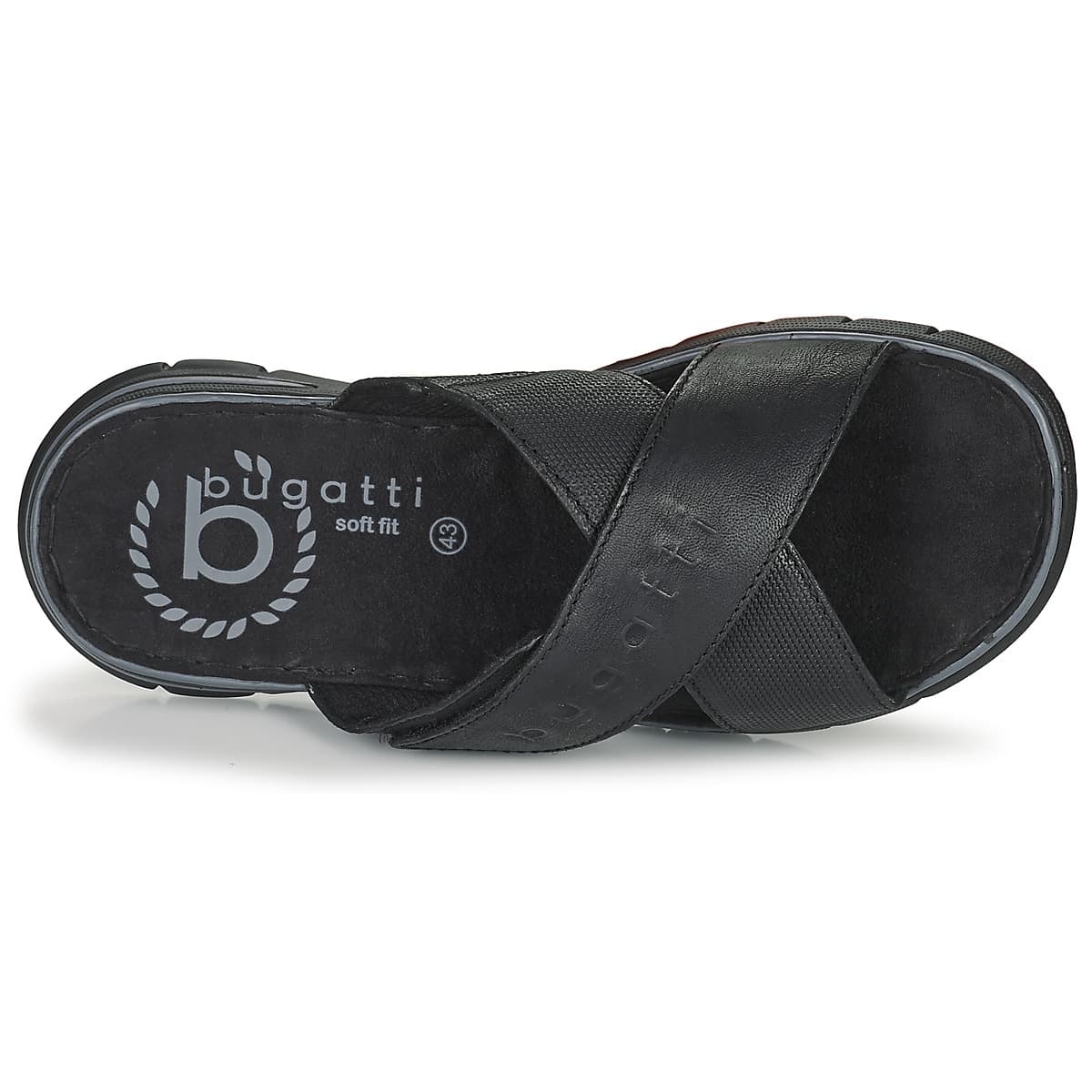 Men's Flip Flops Bugatti Black