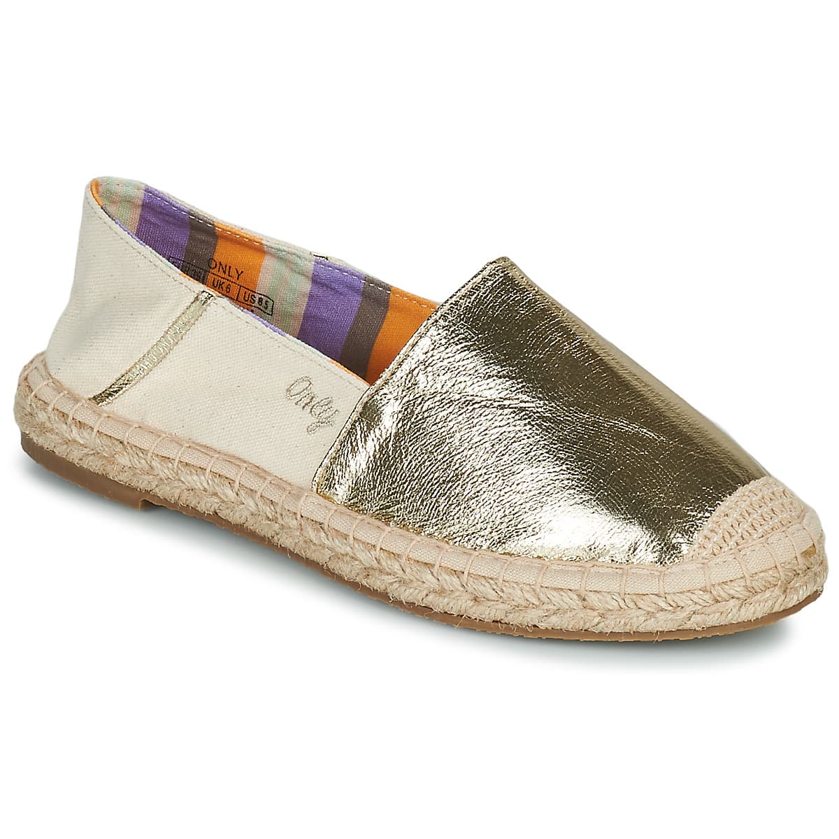 Women's Espadrilles Only Gold