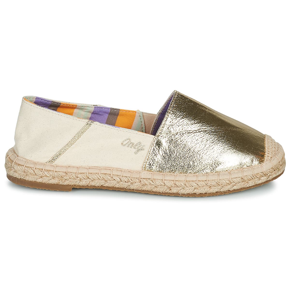 Women's Espadrilles Only Gold