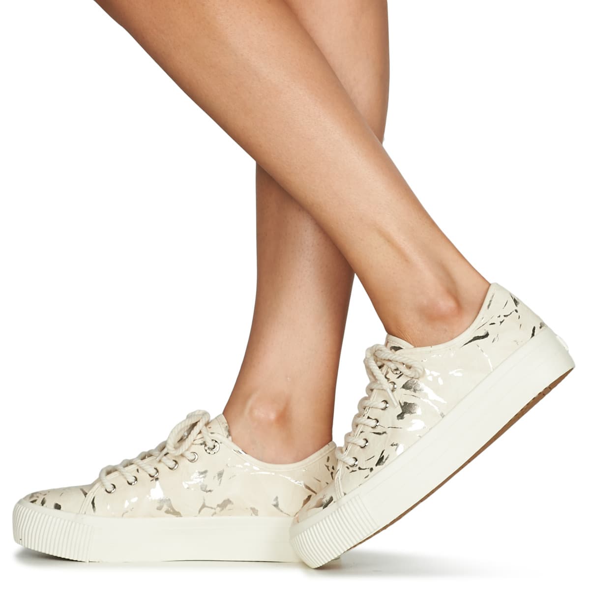Women's Sneakers Desigual Beige