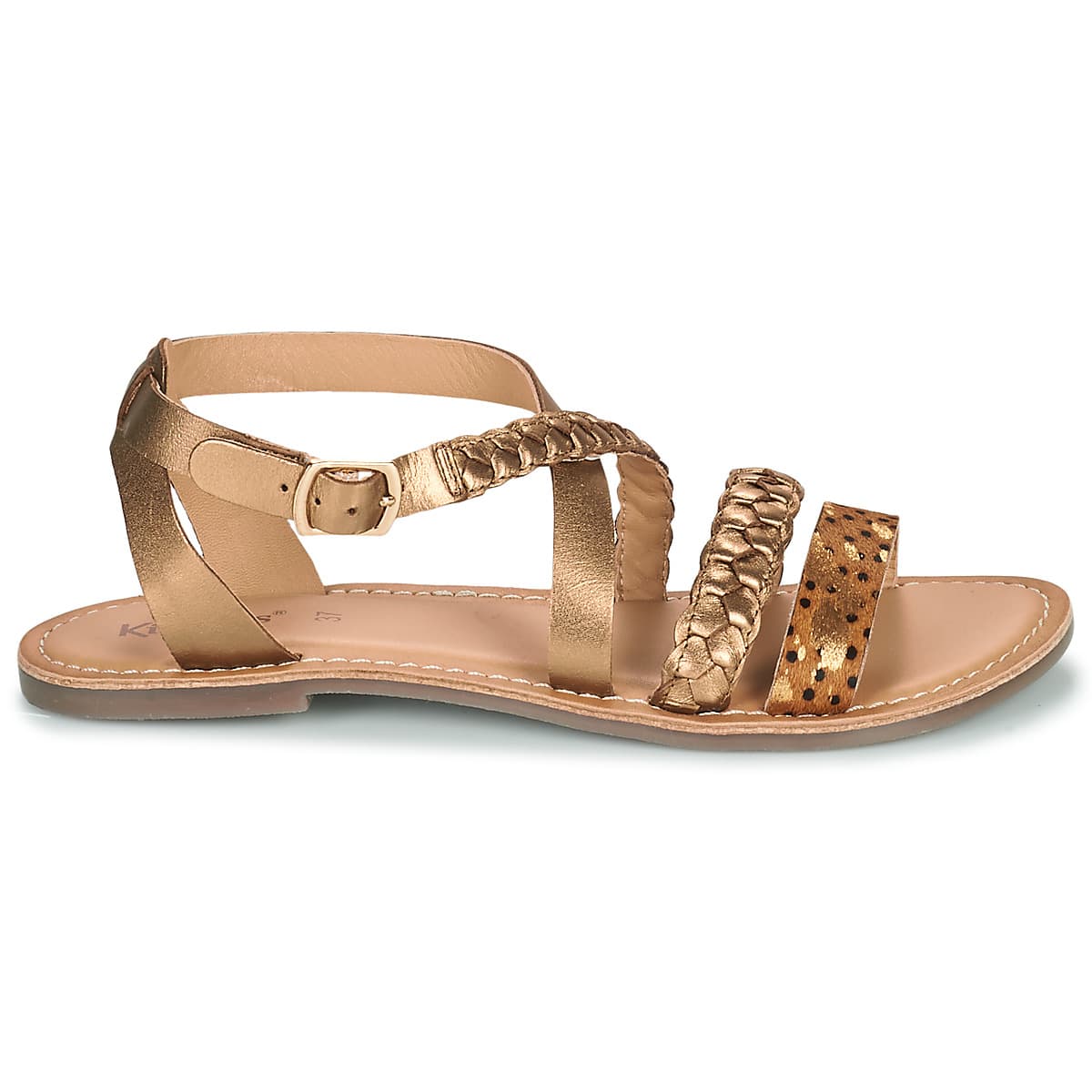 Women's Sandals Kickers Brown