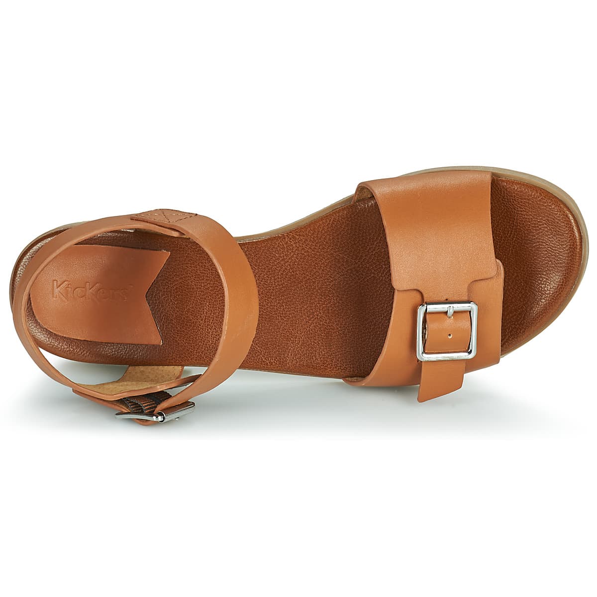 Women's Sandals Kickers Brown