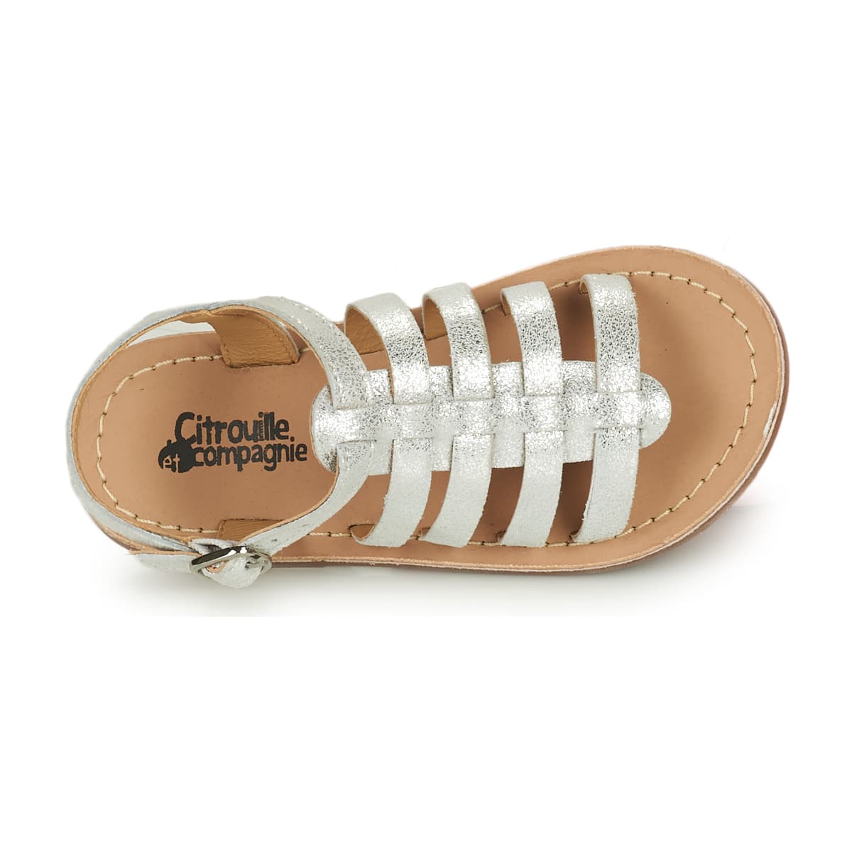 Girls' Sandals Citrouille et Compagnie Silver