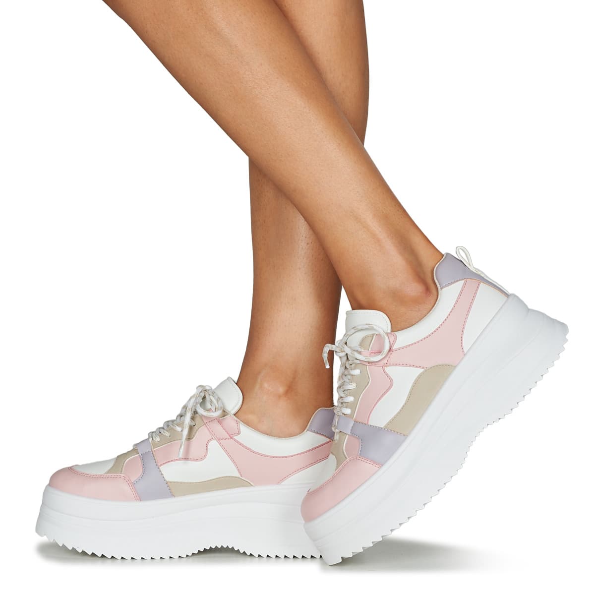 Women's Sneakers Yurban Beige