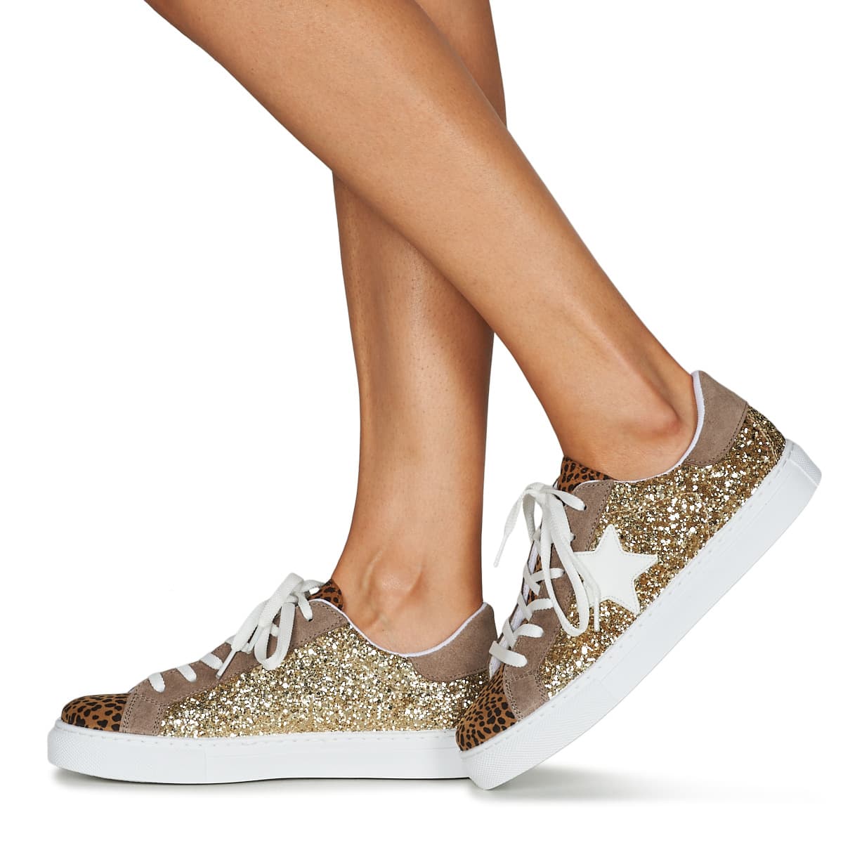 Women's Sneakers Yurban Gold