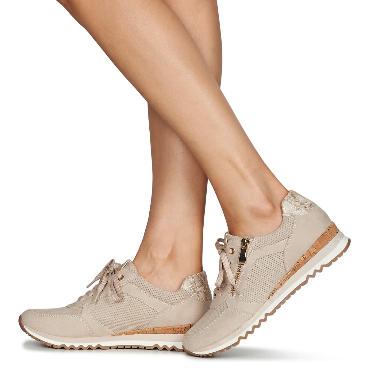 Women's Sneakers Marco Tozzi Beige