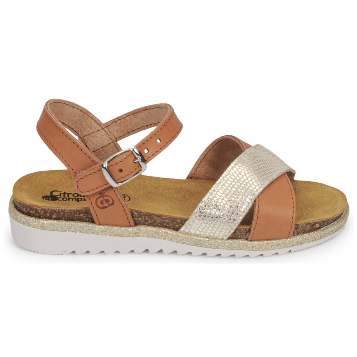 Girls' Sandals Citrouille et Compagnie Brown