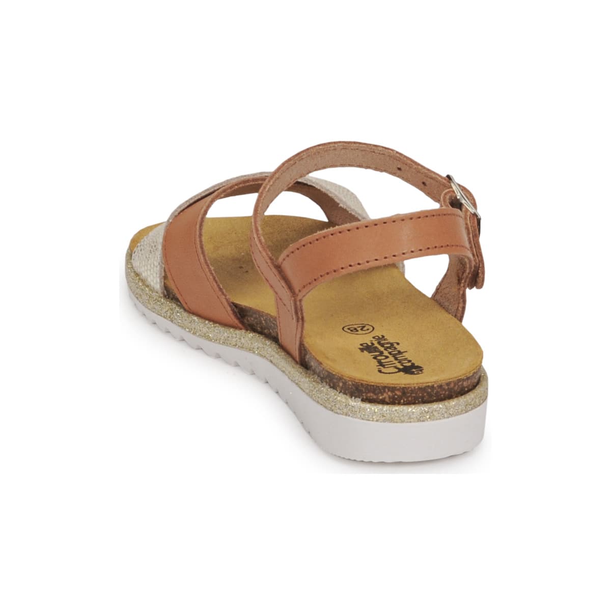 Girls' Sandals Citrouille et Compagnie Brown
