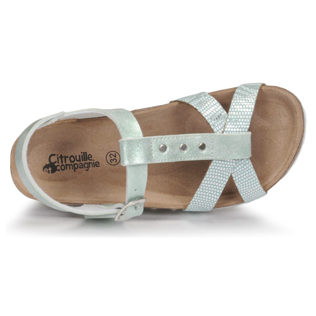 Girls' Sandals Citrouille et Compagnie Green