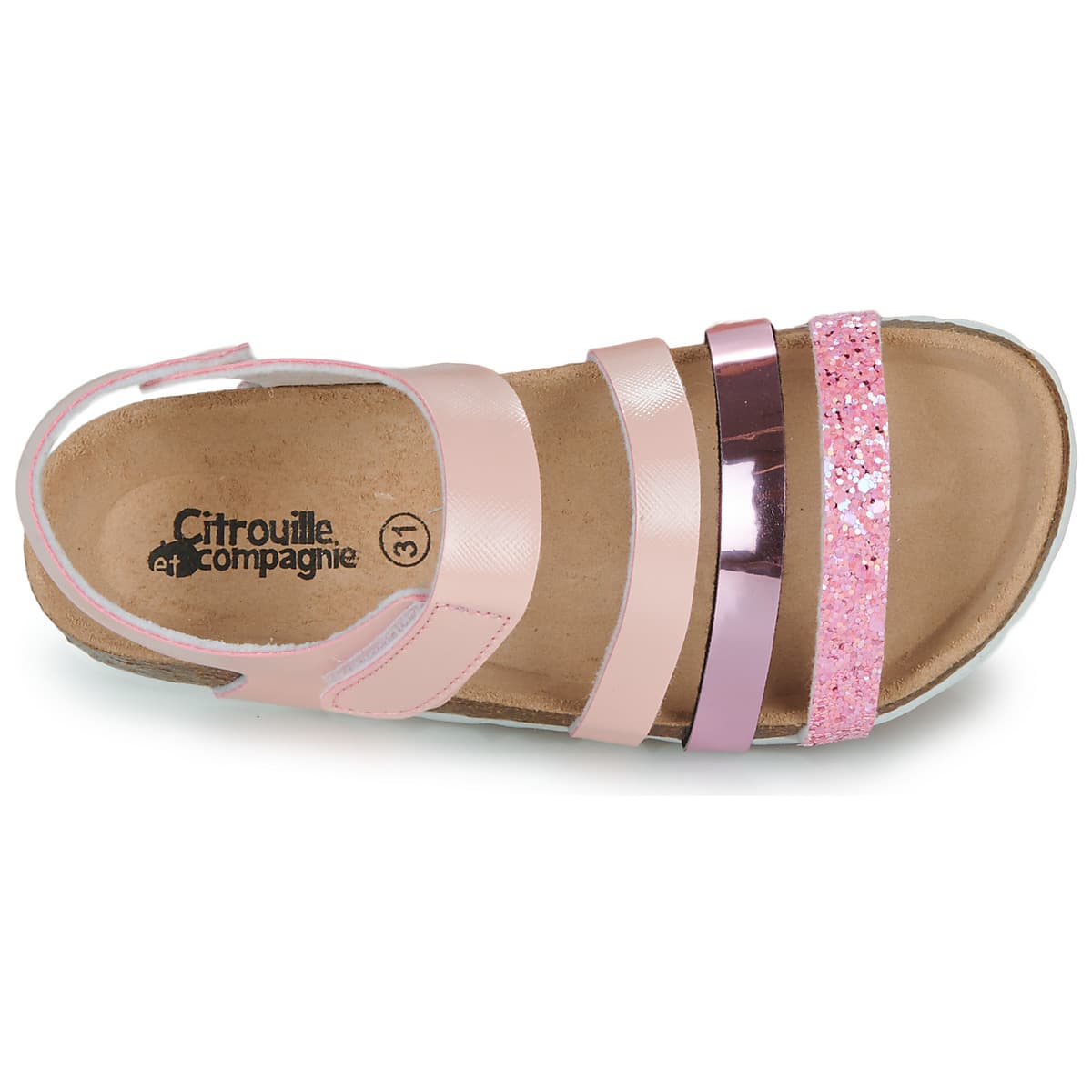 Girls' Sandals Citrouille et Compagnie Pink