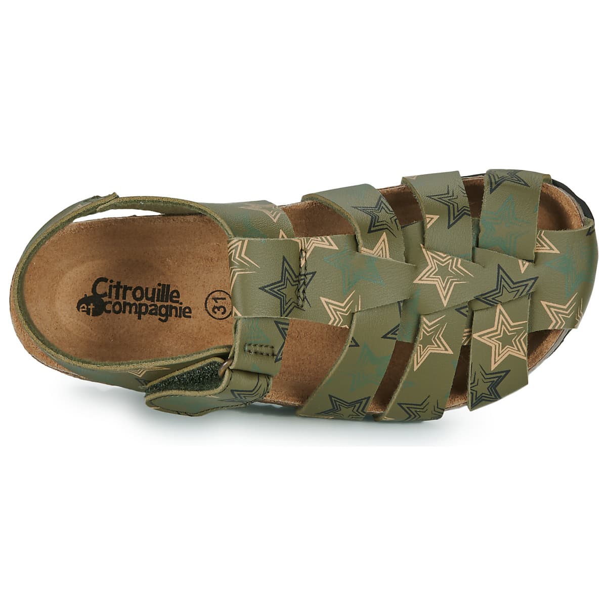 Boys' Sandals Citrouille et Compagnie Khaki
