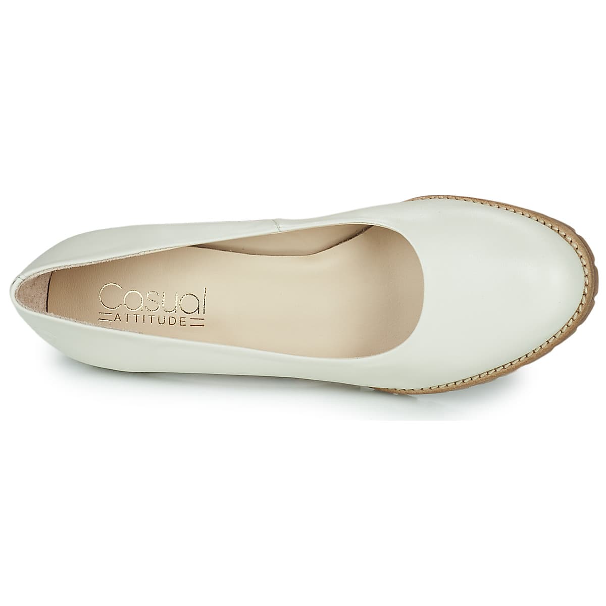 Women's Pumps Casual Attitude White