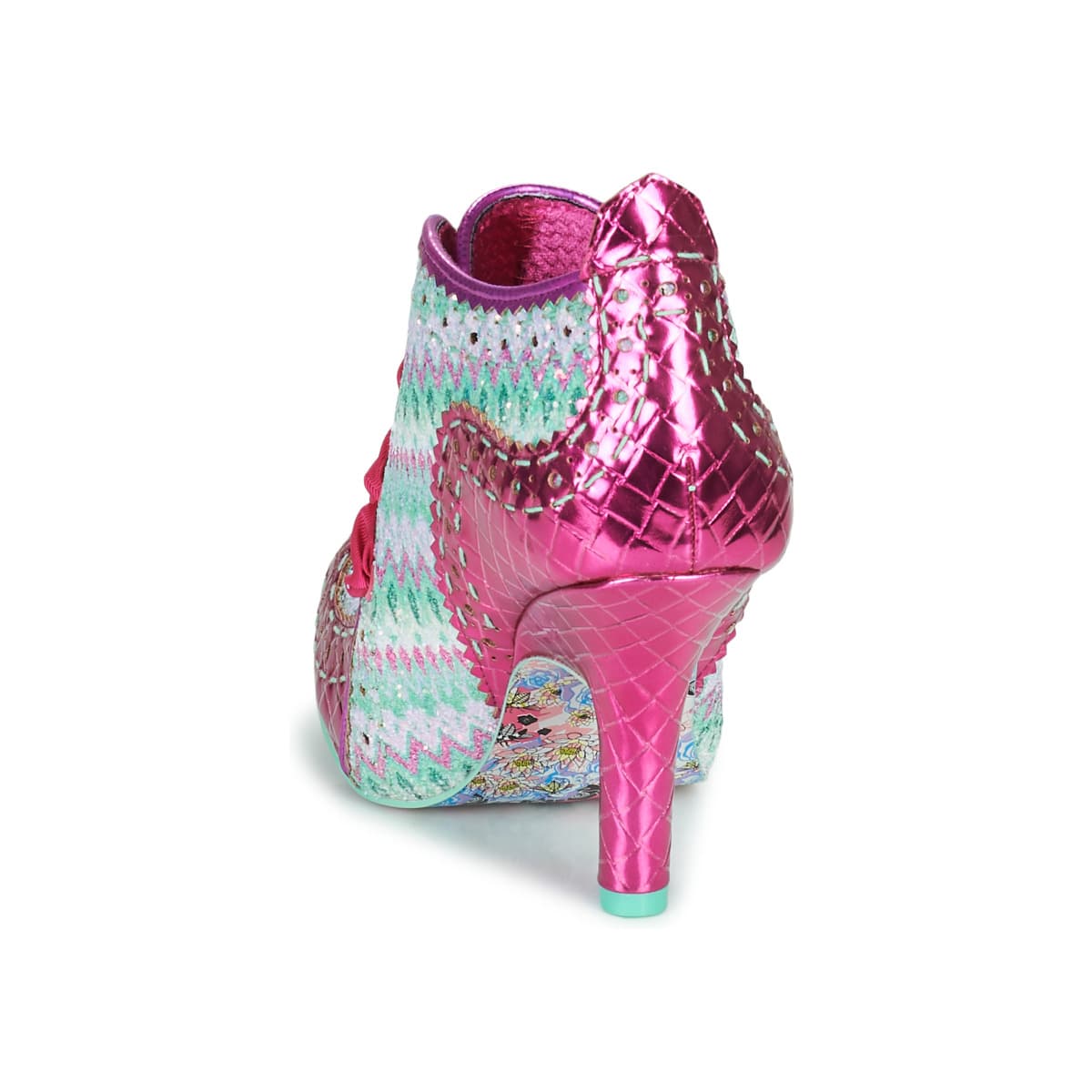 Women's Ankle Boots Irregular Choice Pink