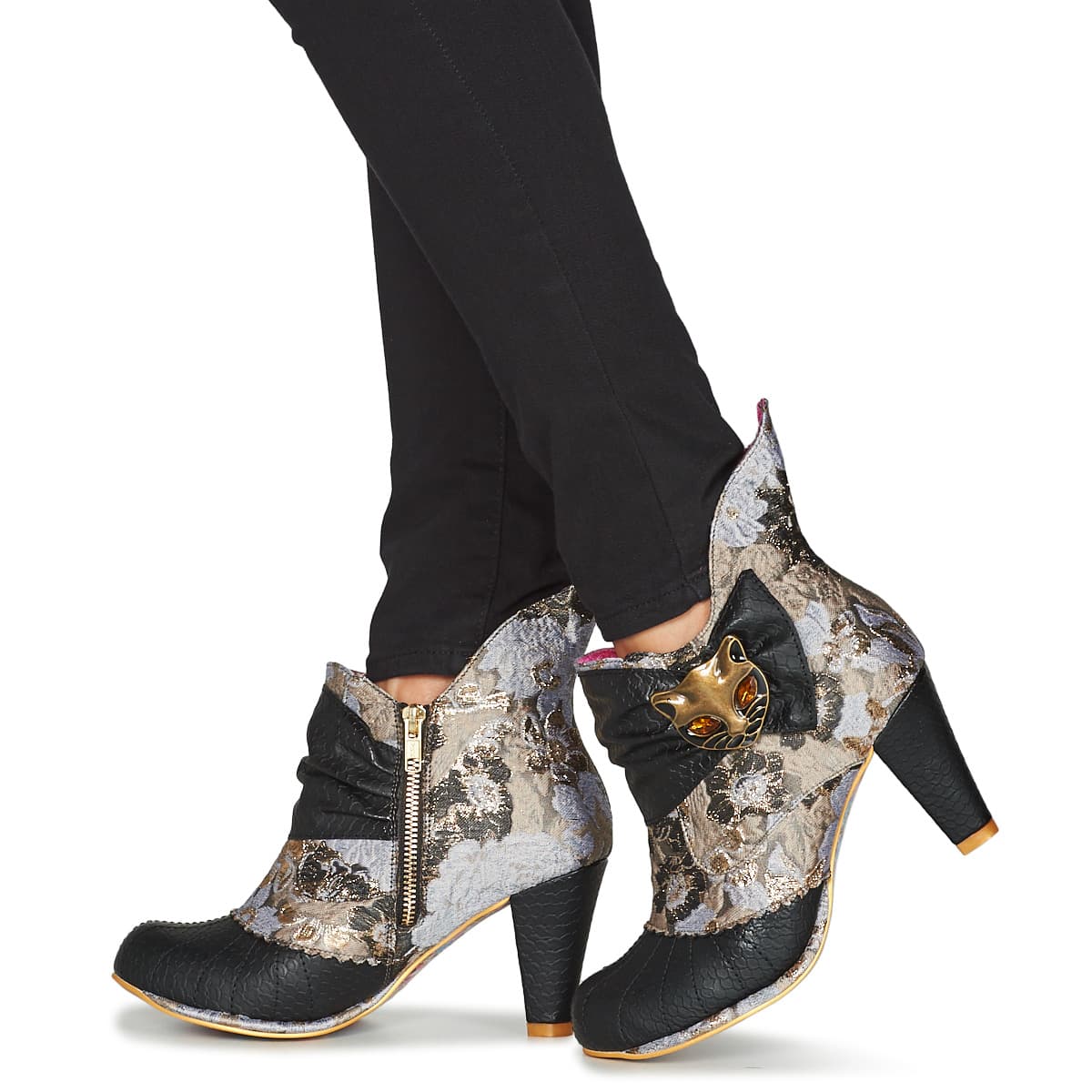 Women's Ankle Boots Irregular Choice Gray
