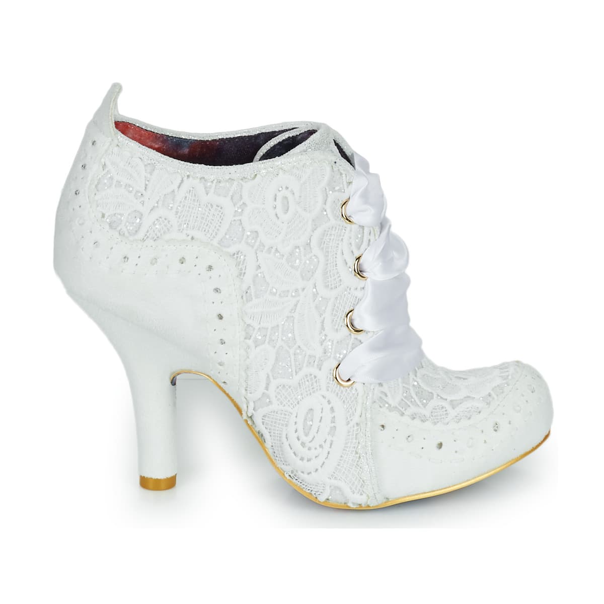 Women's Ankle Boots Irregular Choice White